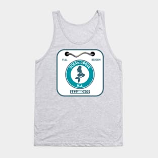 Ocean Grove New Jersey Beach Badge Tank Top